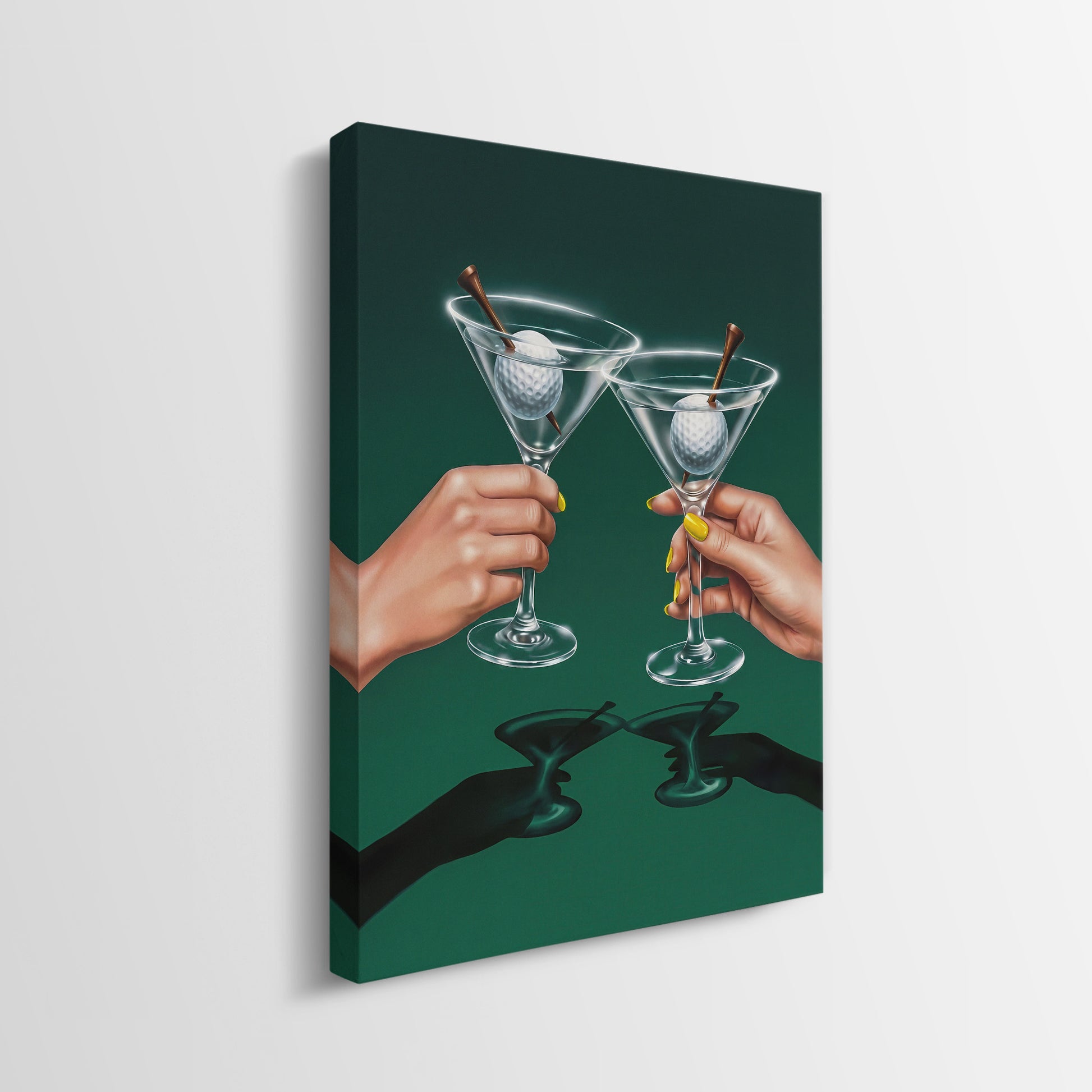 Martini Golf canvas side edge