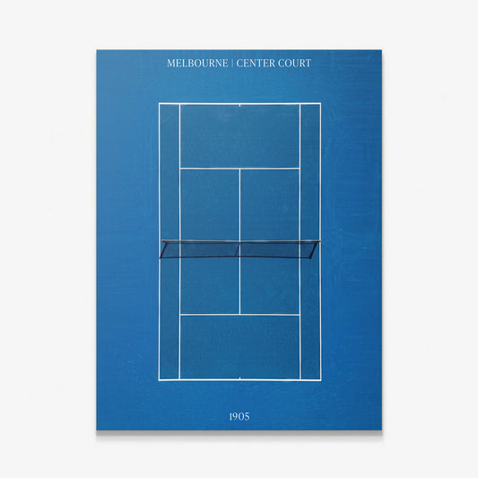 Melbourne Center Court tennis wall art canvas print