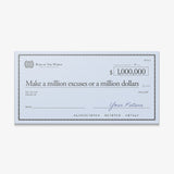 Million Excuses (Dollar Edition) canvas wall art