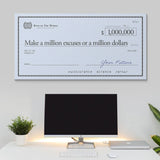 Million Excuses (Dollar Edition) canvas wall art