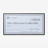 Million Excuses (Dollar Edition) canvas wall art