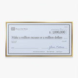Million Excuses (Dollar Edition) canvas wall art