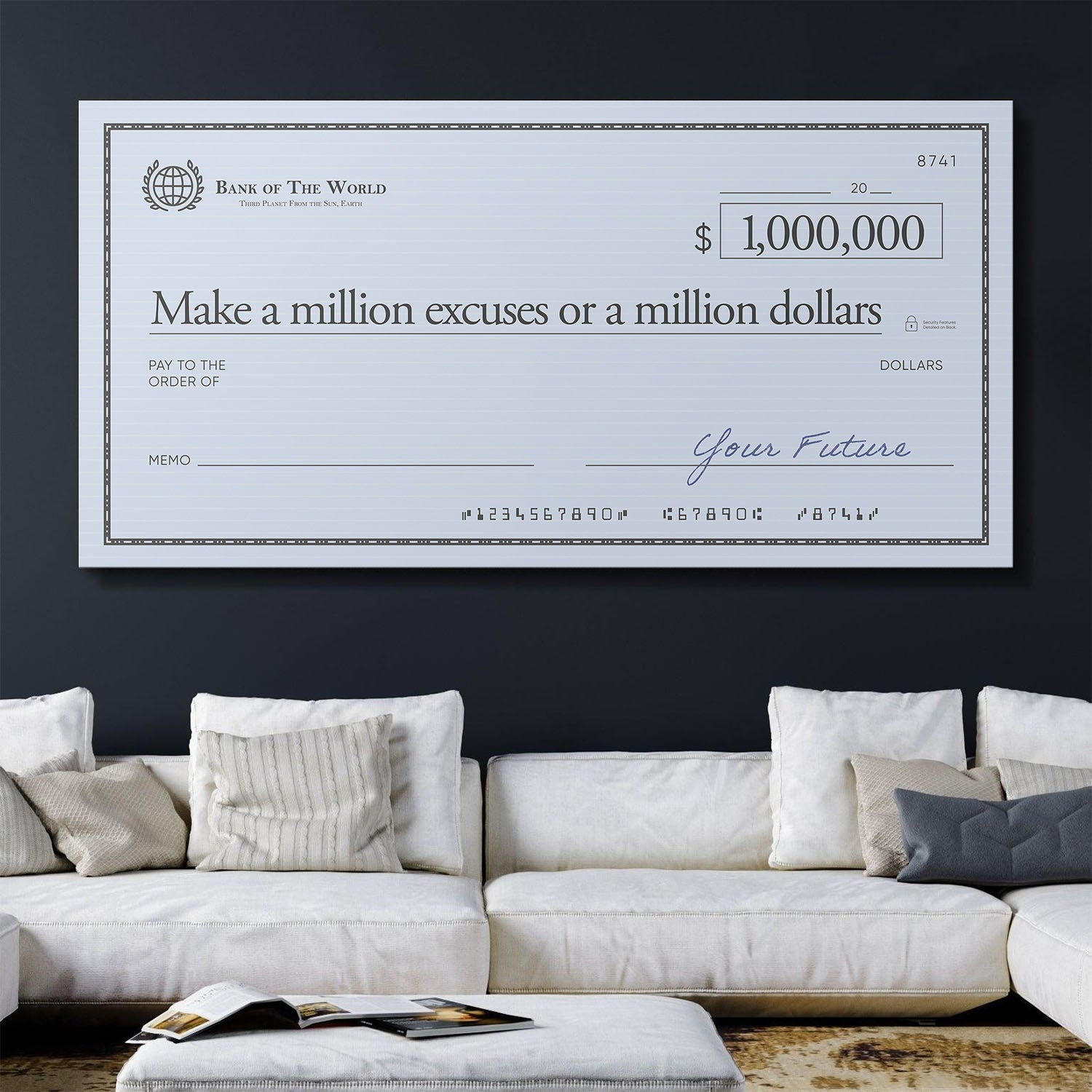 Million Excuses (Dollar Edition) canvas art