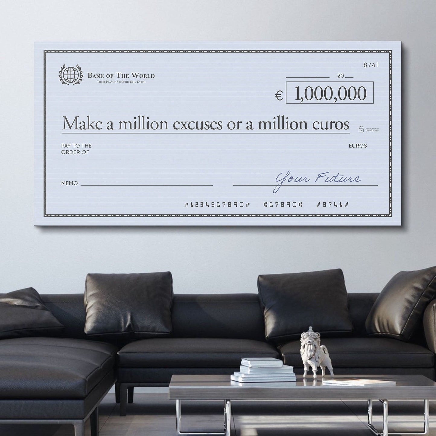 Million Excuses (Euro Edition) canvas art