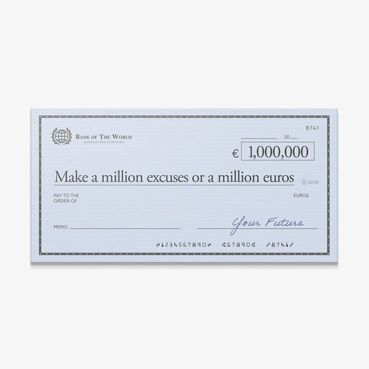 Million Excuses (Euro Edition) canvas art