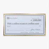 Million Excuses (Euro Edition) canvas wall art