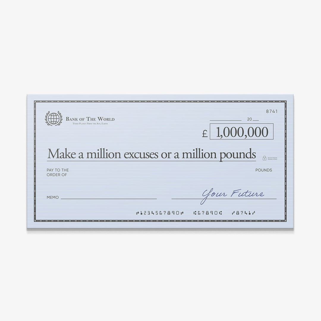 Million Excuses (Pound Edition) canvas art