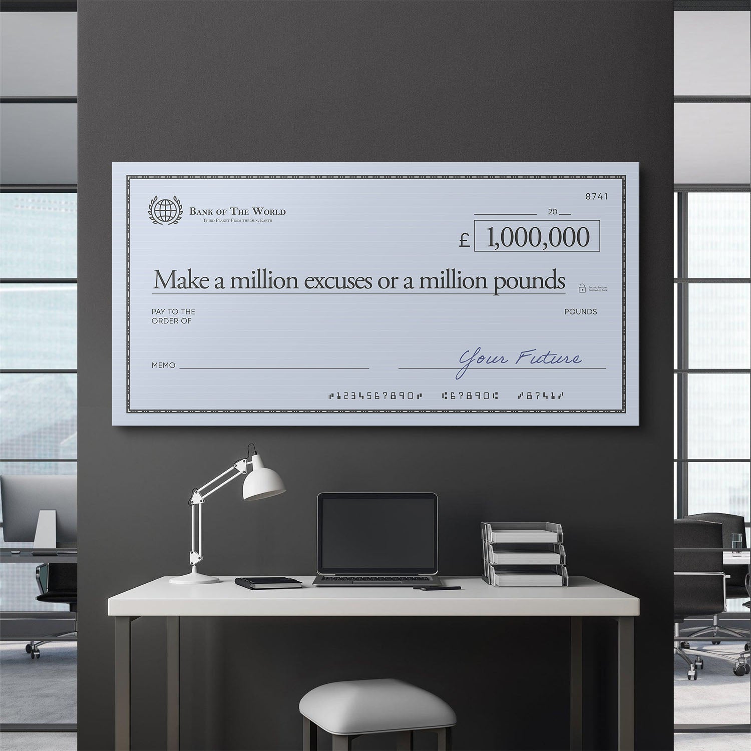 Million Excuses (Pound Edition) canvas art