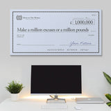 Million Excuses (Pound Edition) canvas wall art