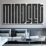 Mindset (Black Maze) canvas wall art
