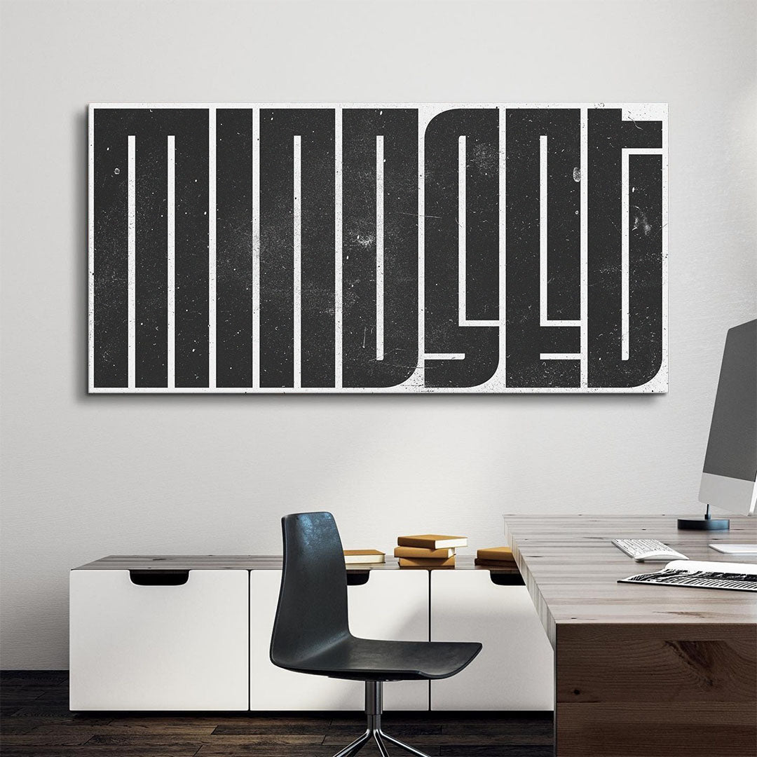 Mindset (Black Maze) canvas art