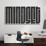 Mindset (Black Maze) canvas wall art