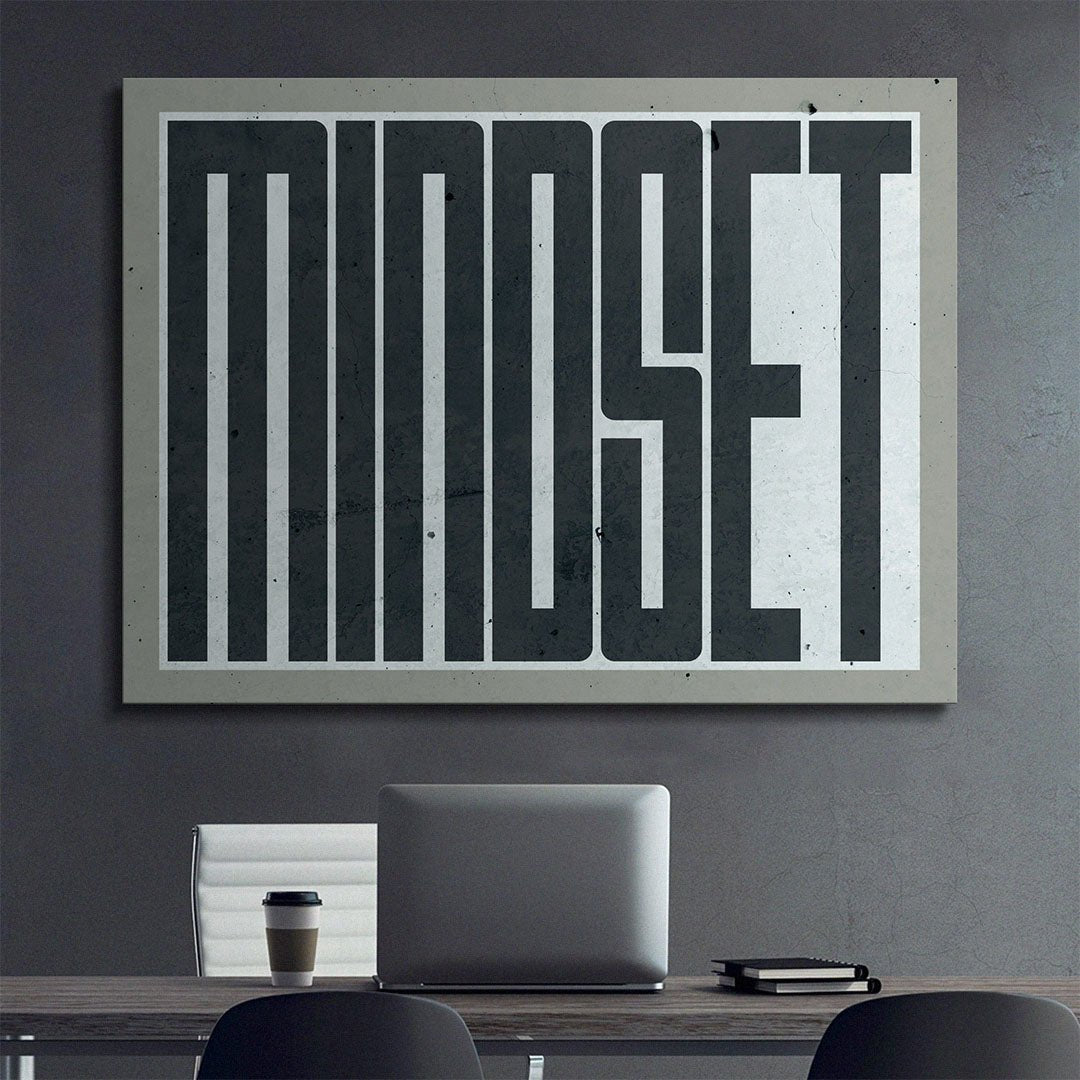 Mindset canvas art