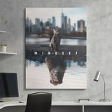 Mindset canvas wall art