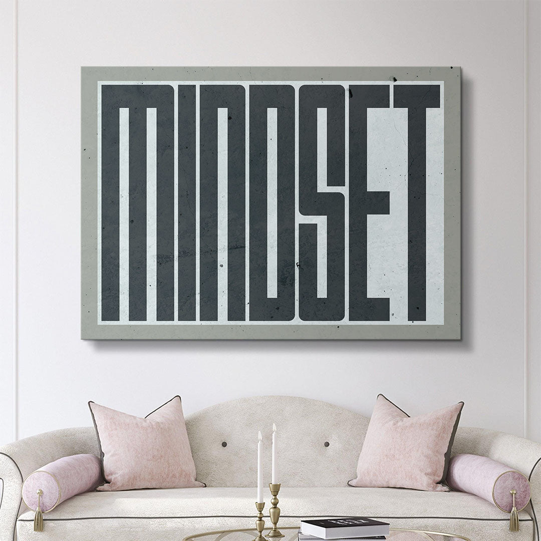 Mindset canvas art