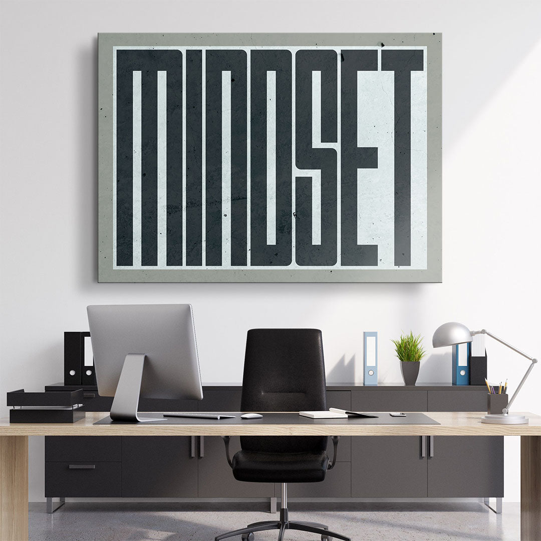 Mindset canvas art