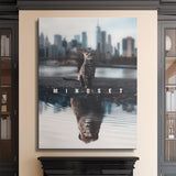 Mindset canvas wall art