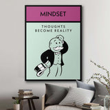 Mindset canvas wall art