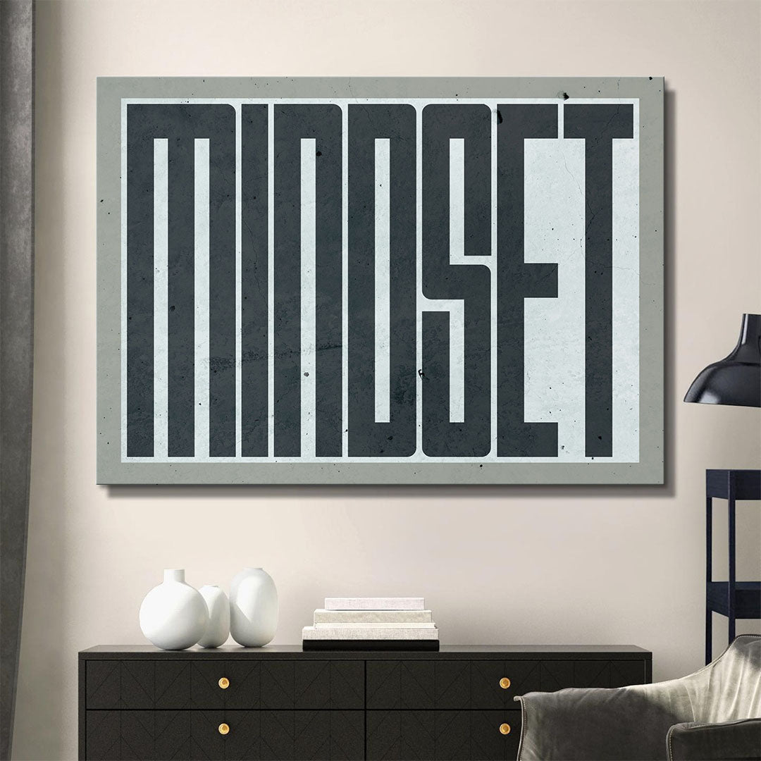 Mindset canvas art