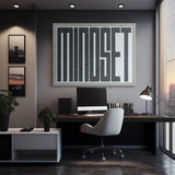 Mindset canvas wall art