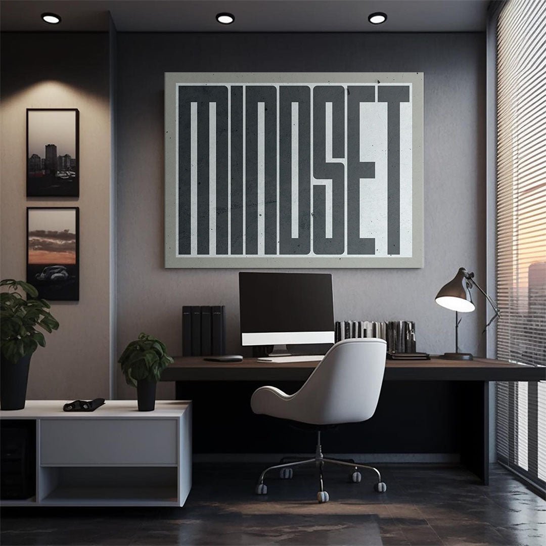 Mindset canvas art
