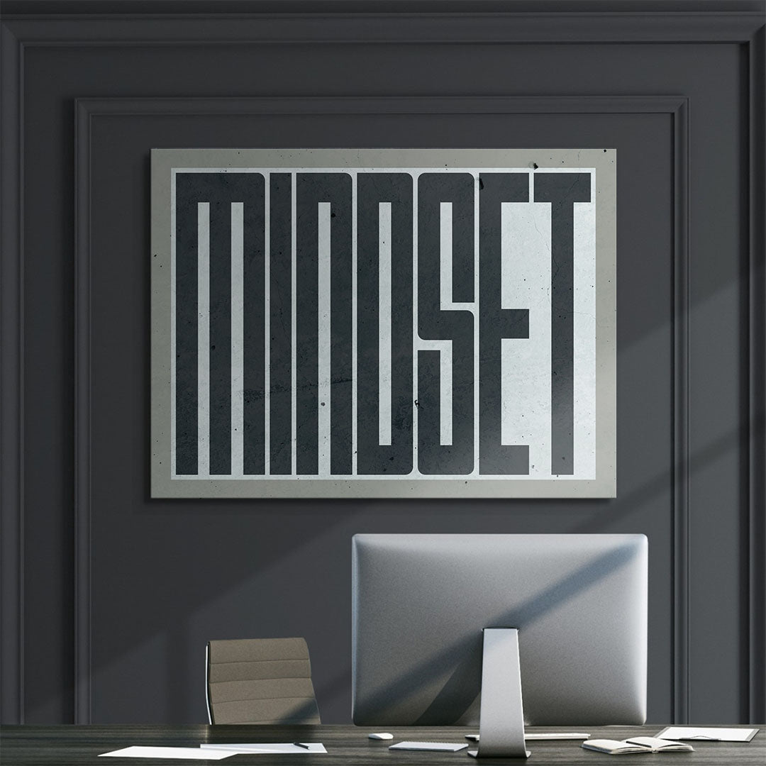 Mindset canvas art