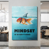 Mindset Is Everything canvas wall art