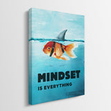 Mindset Is Everything canvas wall art