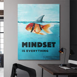 Mindset Is Everything canvas wall art