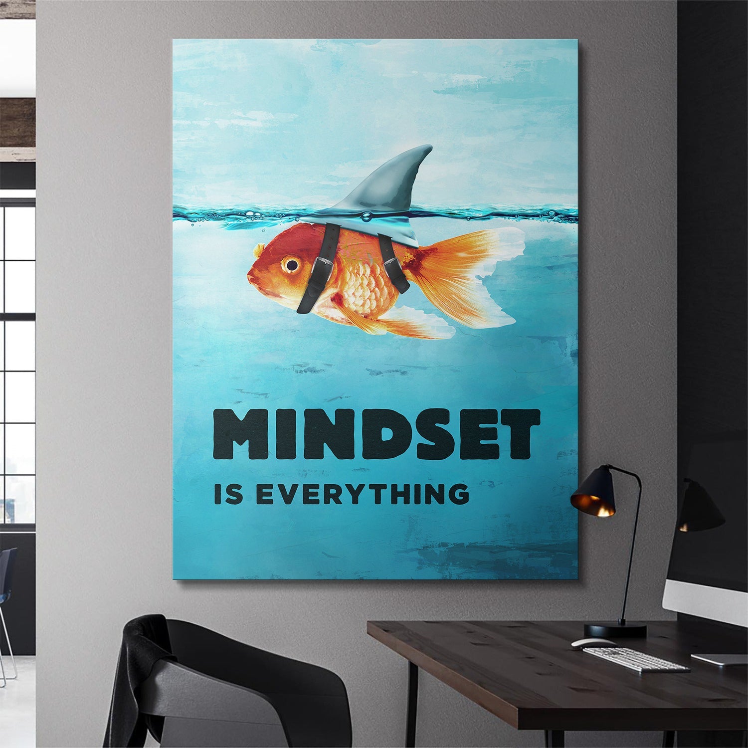 Mindset Is Everything canvas art