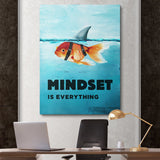 Mindset Is Everything canvas wall art