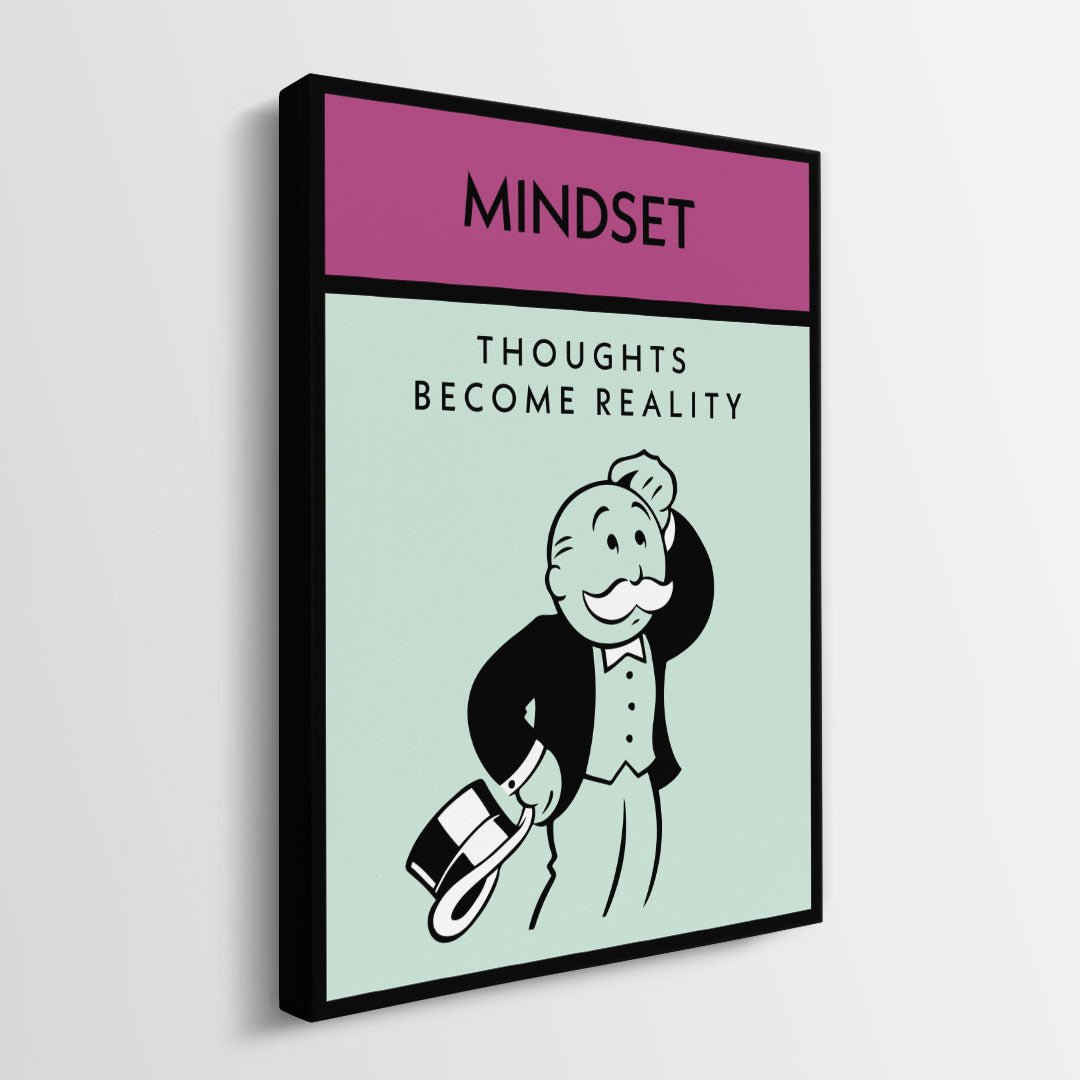 Mindset canvas wall art