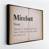 Mindset Open Book canvas wall art