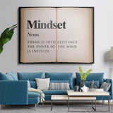 Mindset Open Book canvas wall art