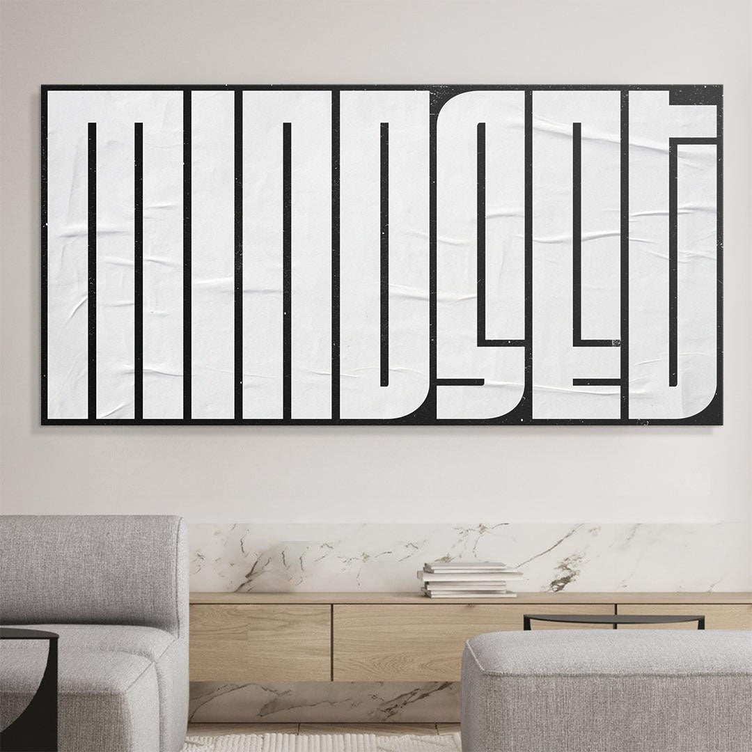 Mindset (White Maze) canvas art