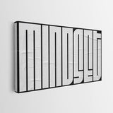 Mindset (White Maze) canvas wall art