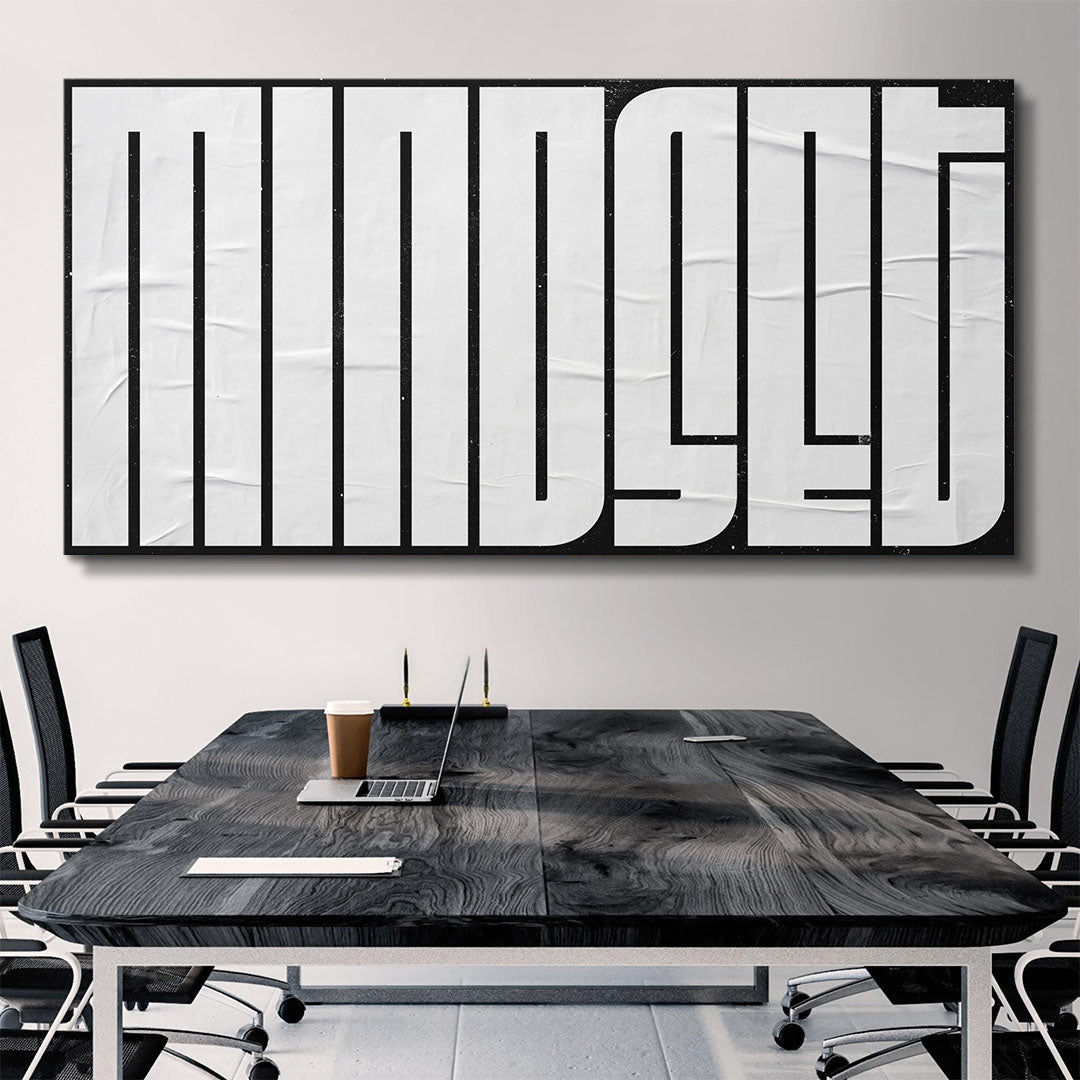Mindset (White Maze) canvas art