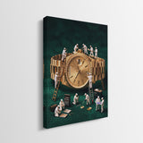 Mining For Gold canvas side profile showing the gallery-wrapped edge
