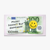 Money Doesn't Buy Happiness (Euro Edition) canvas wall art