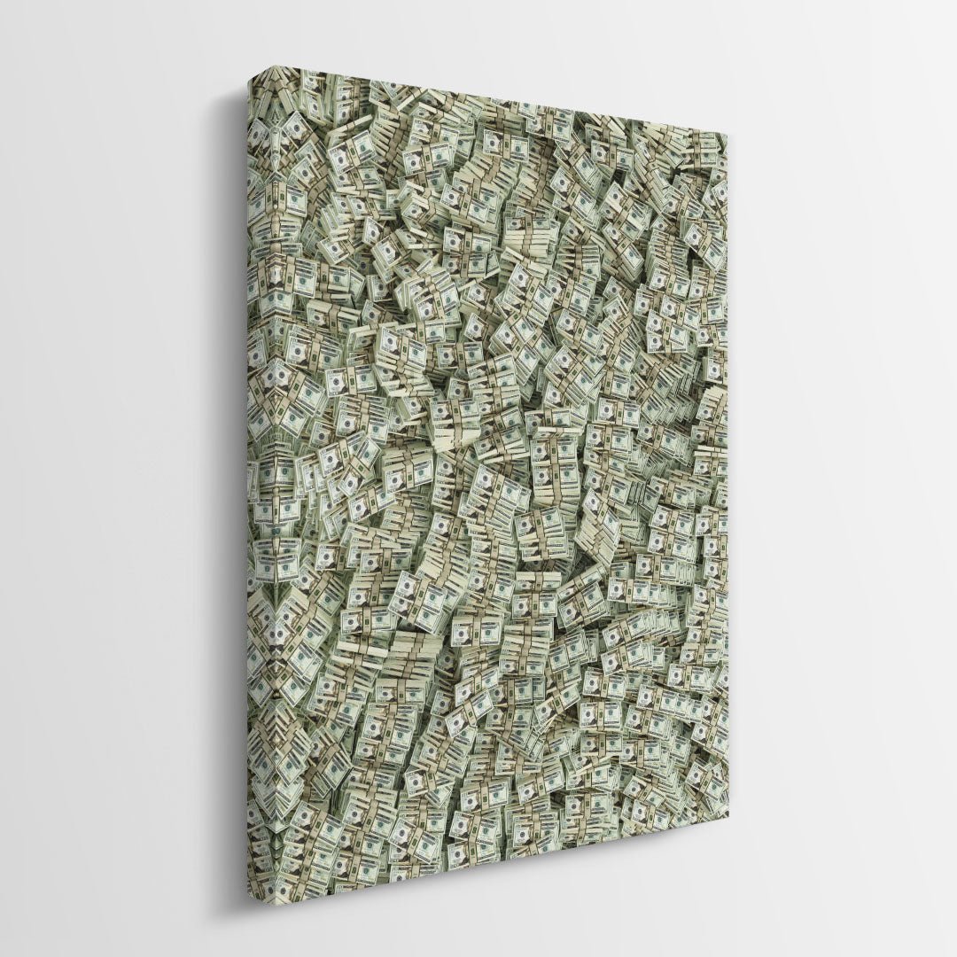 Money Wall Dollars canvas art