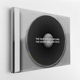 More You Can Hear canvas wall art
