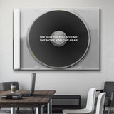 More You Can Hear canvas wall art