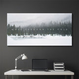Move Through The Cold canvas wall art