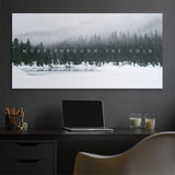Move Through The Cold canvas wall art