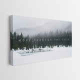 Move Through The Cold canvas wall art
