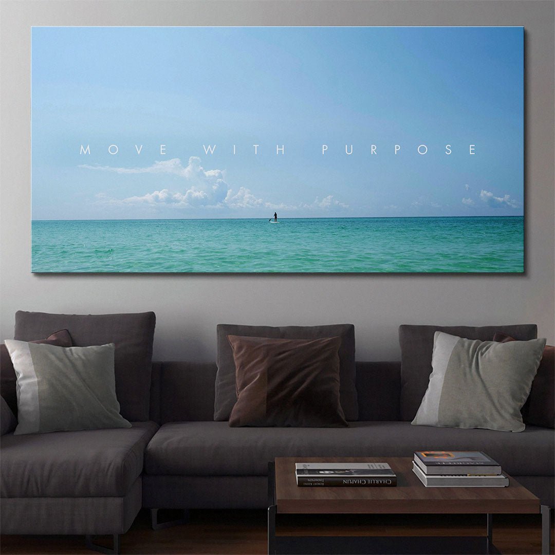 Move With Purpose canvas art