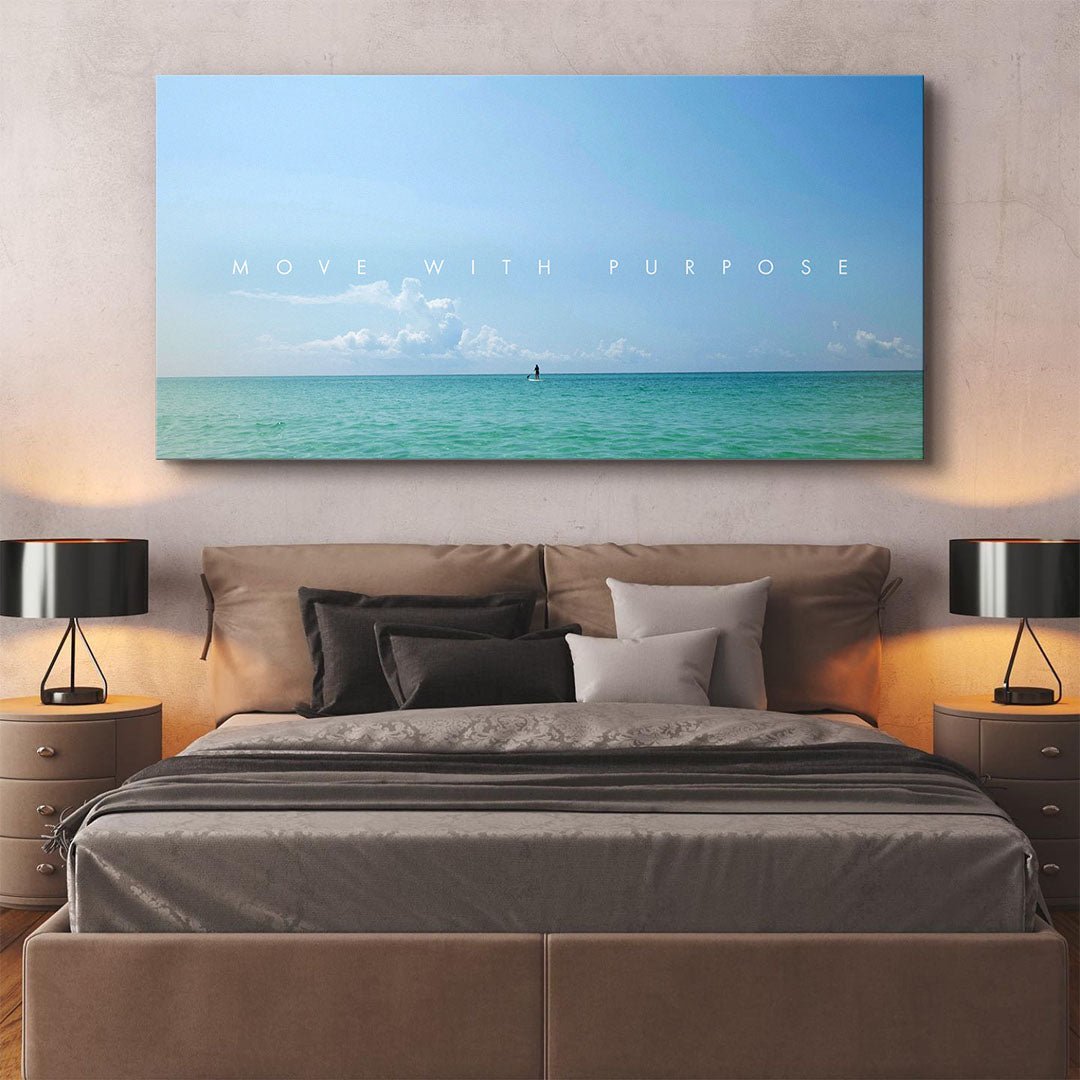 Move With Purpose canvas art