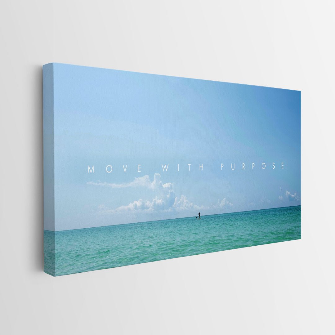 Move With Purpose canvas art