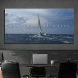 Navigate the Waves canvas wall art