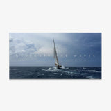 Navigate the Waves canvas wall art